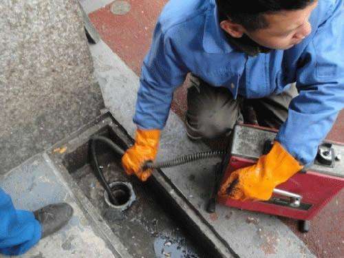 石楼疏通下水道